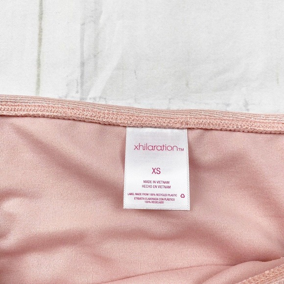 Xhilaration Metallic Textured Cheeky Bikini Bottom - Picture 4 of 5